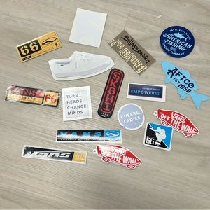 Lot of stickers vans billabong skate‎
